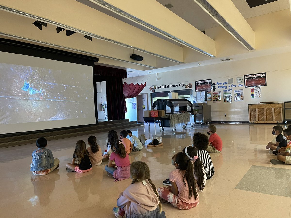 Mrs. Hoffmann’s class won a movie day for our CARE coupon drawing! Kids were so excited to get cozy and watch Toy Story 4 at the <a href="/RailRanchElem/">Rail Ranch Elem.</a> movie theater 📽#pbis #schoolcounselor