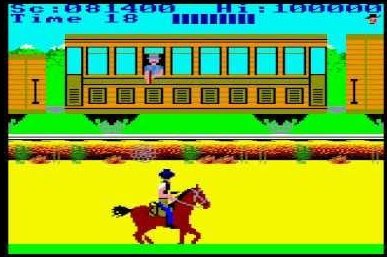 Wolfister_'s tweet photo. El #ExpressRaider de #AmstradCPC me lo dejó un amigo mío. El suyo era un backup de lujo, con la carátula en color y todo, pero jamás me llegó a cargar. Pues estamos antes un arcade bastante potable, con buen colorido. La jugabilidad no estaba mal.Yo le pondría un 6.#1Juegopordia. https://t.co/WK9ptL2Hkz
