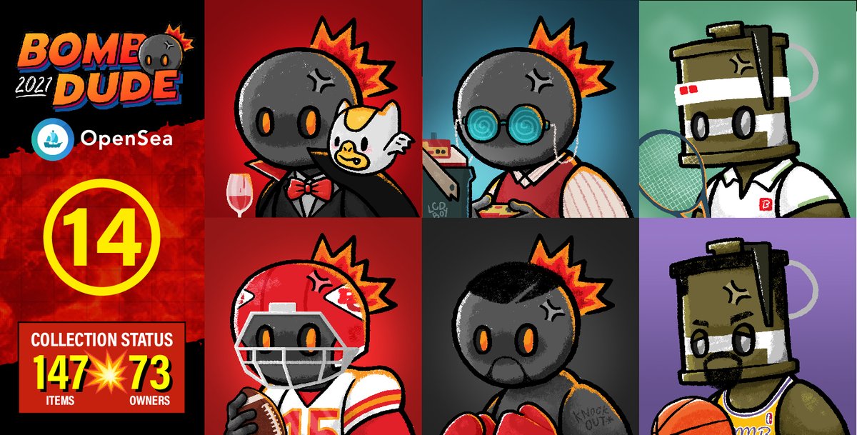 xwasu94's tweet photo. 🚨14th Squad in da World 🚨 Launch N O W !💥
🚨Collection is almost over, so hurry!
💣https://t.co/rdeByswfrA
🗯️https://t.co/xMFUObbM2Q
#NFTCommunity #NFTs #nftcollector #nftartist #nftcollectors #nftart #NFTartists #XWASU @OpenSea #OpenSeaNFT https://t.co/RKyrn2Zprf