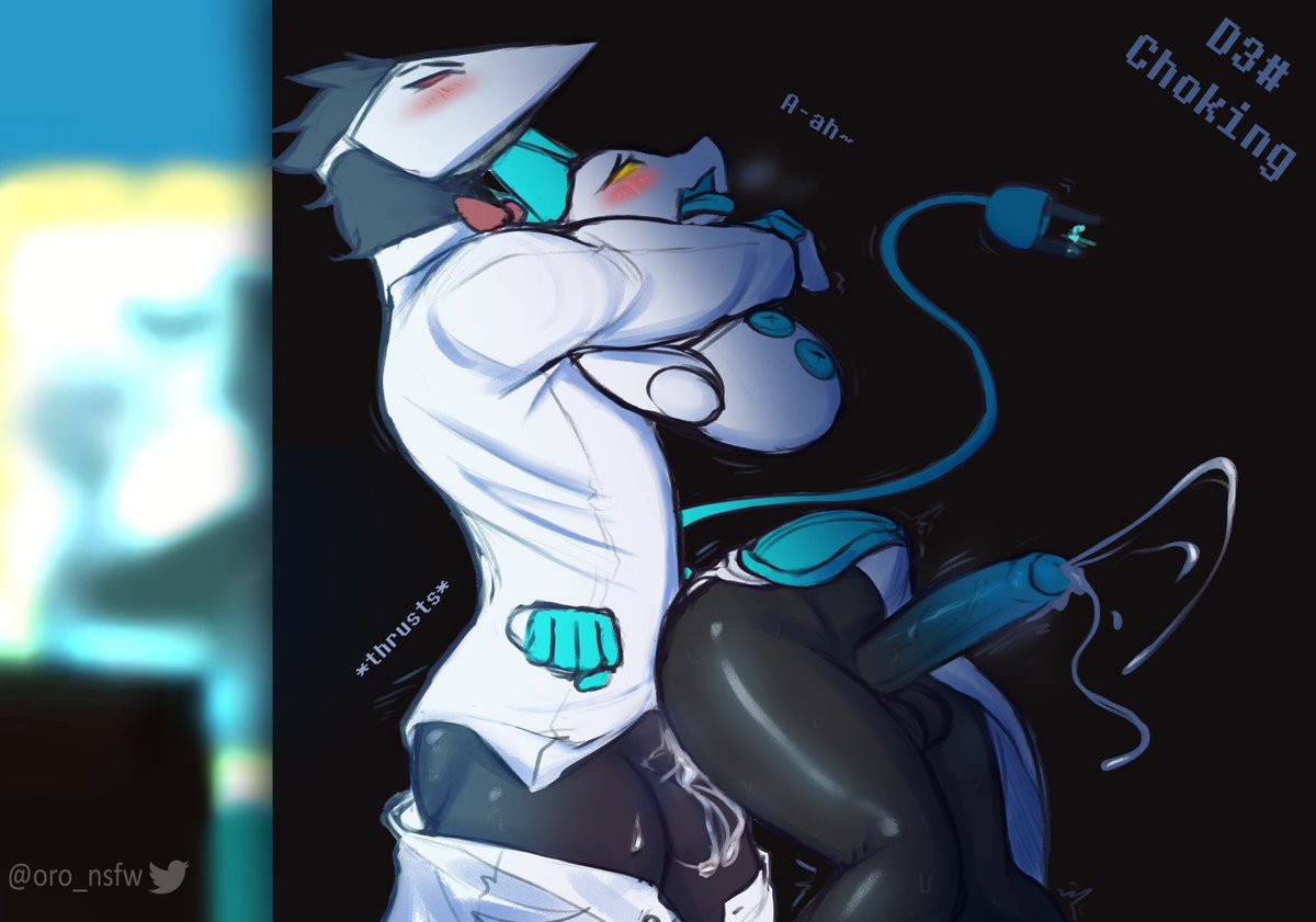 Oro97Nsfw's tweet photo. Day 3 of kinktober, choking
Just tasque  and a swatchling having some fun during work time https://t.co/bIxqT9Adm3