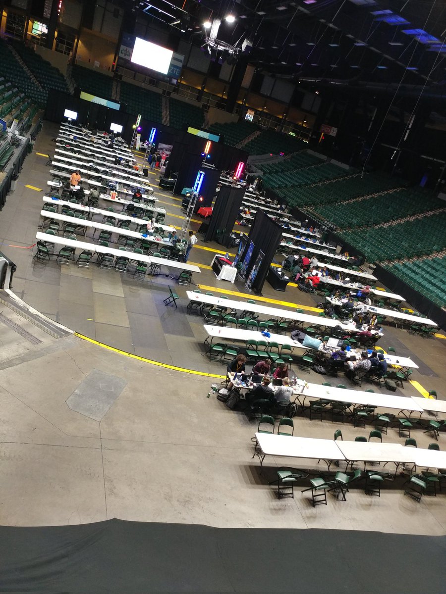 RHSCompSci's tweet photo. A few RHSCompSci students are working late into the night at the @HackDFW hackathon at the @ComericaCenter in Frisco.
#hackathon #hackdfw #grinding #nosleep https://t.co/BofSsXtSbP