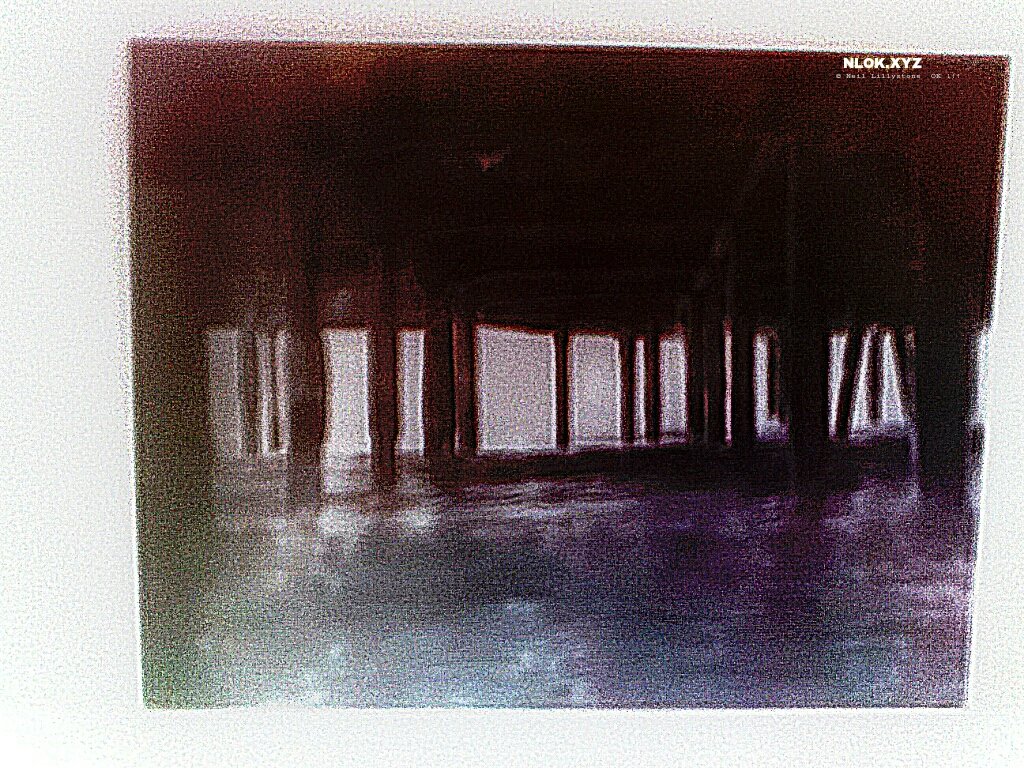 NEW ELECTONIC IMAGE LAB - under Weymouth pier c1981 - NLOK - Neil Lillystone