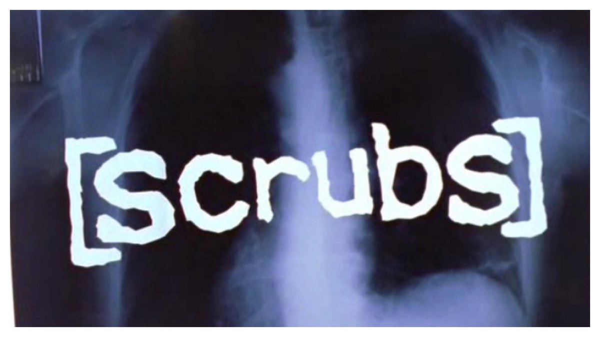 20 Years #Scrubs Starring: #ZachBraff #SarahChalke #DonaldFaison #NeilFlynn #KenJenkins #JohnCMcGinley #JudyReyes #ElizaCoupe #KerryBishé #MichaelMosley #DaveFranco #NBC