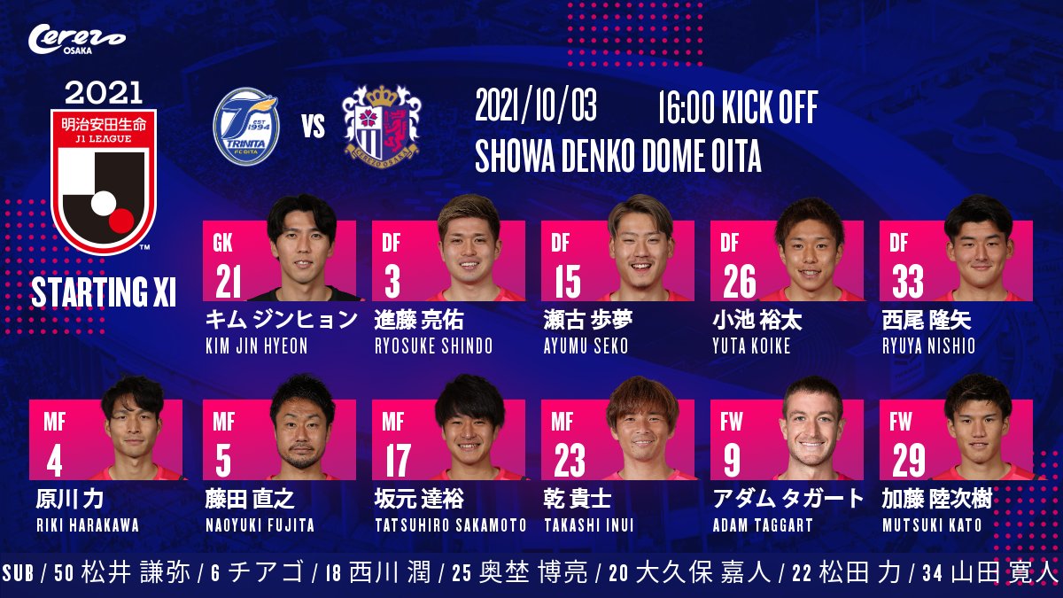 セレッソ大阪オフィシャル on X: セレッソ大阪オフィシャル on X: