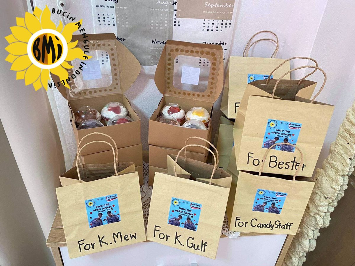 Bucinmewgulfina's tweet photo. 🇮🇩CandyLiveFood Support🇮🇩
24pcs/6boxes chocolate deserts cup for today celebration 🥳☀️🌻 in @CandyOfficialTH 
Hope MewGulf and everyone can enjoy 
We are here to always support in whatever you do💖 #FoodSupportLiveMewGulf
#CandyLiveXMewGulf #หวานใจมิวกลัฟ 
#WaanjaiMewGulf https://t.co/ybGkkEuNdn