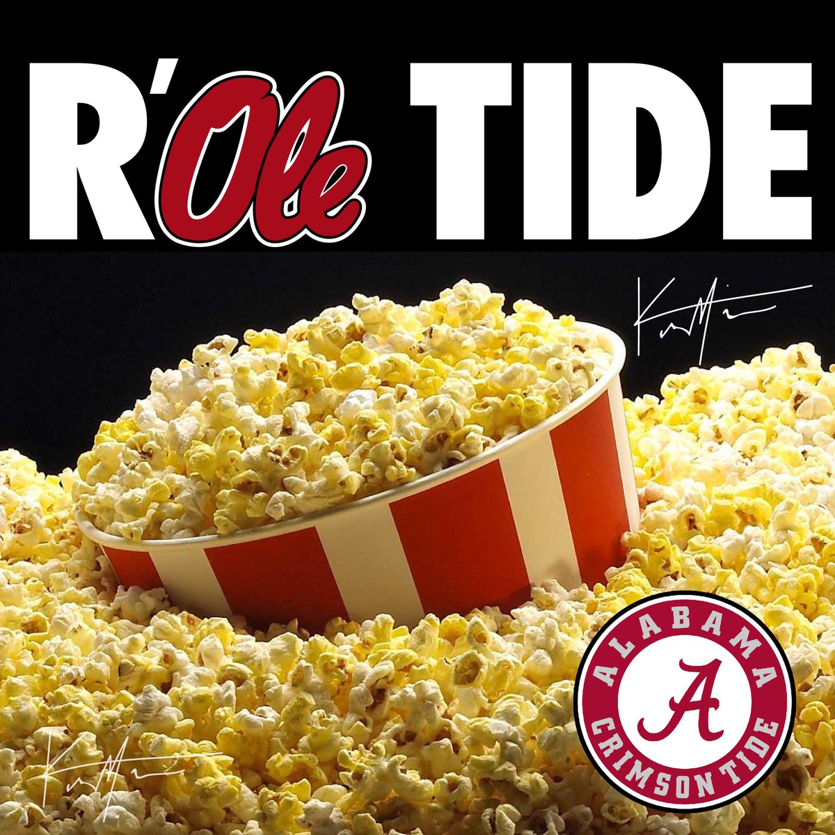 deltaroots14's tweet photo. 🍿#RammerJammer #HeyRebels #WeJustBeatTheHellOuttaYou 🍿@UofAlabama @UA_Athletics @SECNetwork @SEC @ https://t.co/bIIBolZoAg