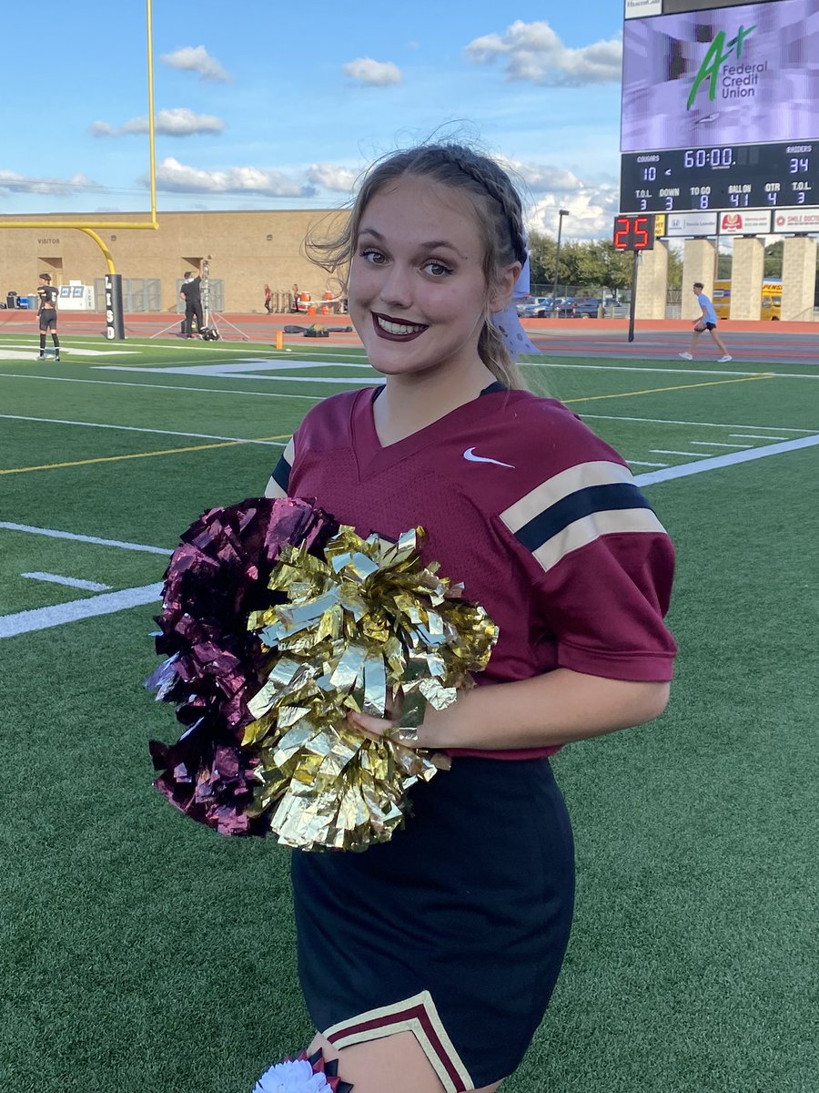 RouseCheer's tweet photo. This weeks Varsity MVC goes too…ANNIE BELL!! Your positivity and spirit NEVER cease to amaze! You are the true definition of a Cheerleader! We love you! #mostvaluablecheerleader #Fridaynightlights #varsitycheer https://t.co/XruCJZGLl9