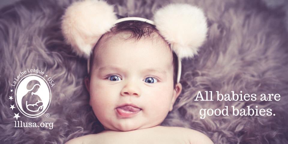 LaLecheLeagueUS's tweet photo. Quiet or not. Crying or not. Sleeping or not. All babies are good babies. #breastfeeding #holdallthebabies https://t.co/RzrQU5cpHT