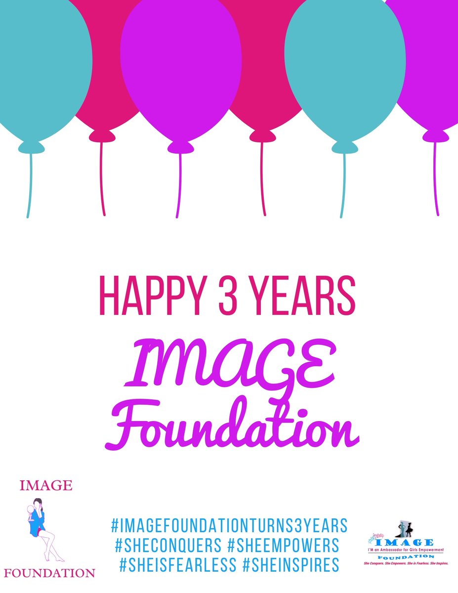 IMAGE_NPO's tweet photo. We are grateful to all stakeholders that have been our supportive system. Today we are 3 years and this is all because of you. 

Happy 3 years to us!!! 

#IMAGEFoundationTurns3Years #IMAGEFoundation
#SheConquers #SheEmpowers #SheIsFearless #SheInspires https://t.co/3QO1kZfPUK