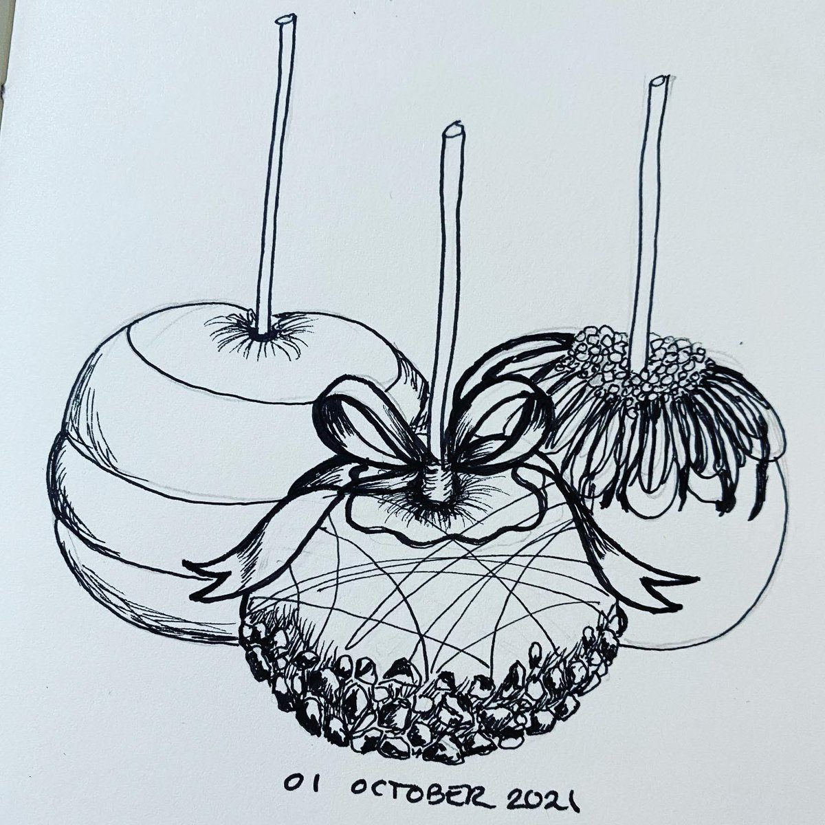 obrienmegan's tweet photo. Inktober 1-2 https://t.co/L3X6nGH9zk