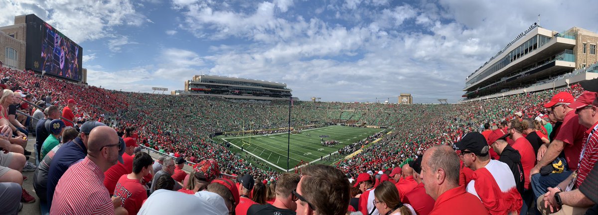 It was a good day in South Bend for my 109th Bearcat game 🏈🔴⚫️🐾 #Bearcats
