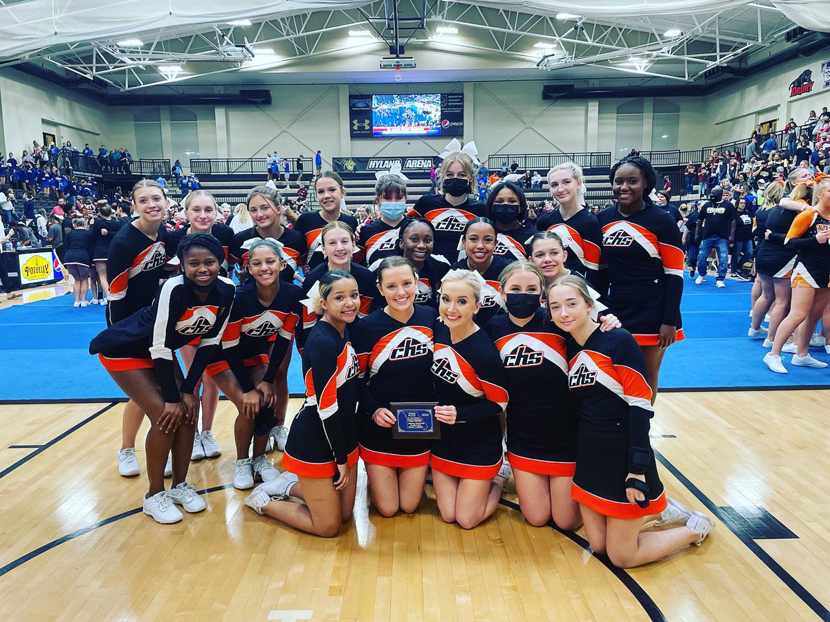 Congratulations to CHS Cheer for placing THIRD at Regionals in their first year of competition! The Lady Tigers will advance to State. Great work, Ladies! 📣 🐅🐅🐅

#WeAreCT #CTProud