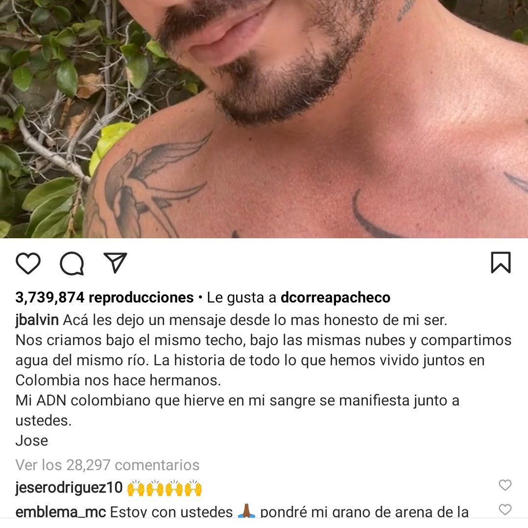 ziliava's tweet photo. Entonces Residente fue el autor de ese caption y J Balvin lo firmó como suyo jajajajajajajajajaja https://t.co/CHL6be16l0