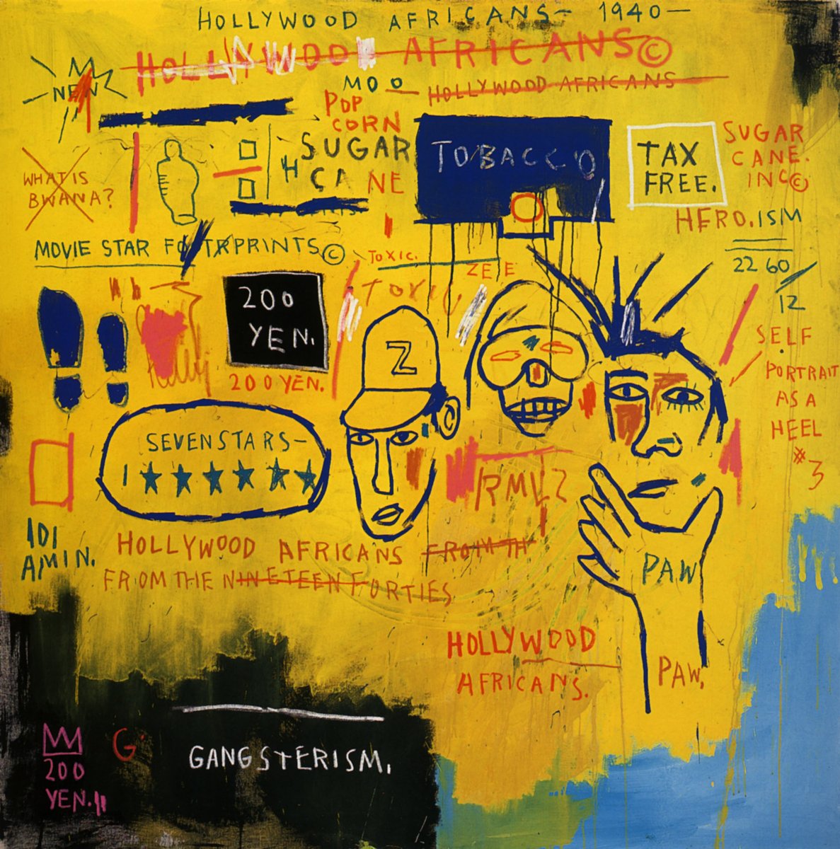 Hollywood Africans, 1983 #jeanmichelbasquiat #streetart