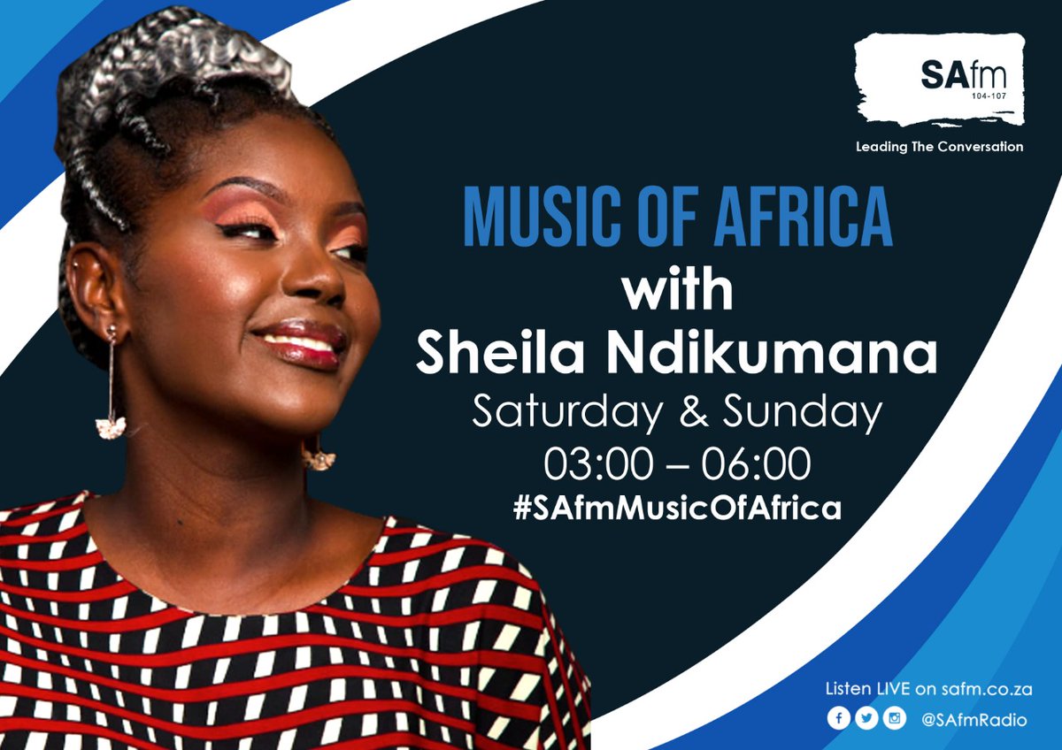 SAfmRadio's tweet photo. [ON AIR] MUSIC OF AFRICA

"I don't think any musician ever thinks about making a statement. I think everybody goes into music loving it."
- Hugh Masekela

For the love of music, we meet on #SAfmMusicOfAfrica with @Ms_Ndikumana , #AfricanMusik https://t.co/DqdVJ6pjlQ