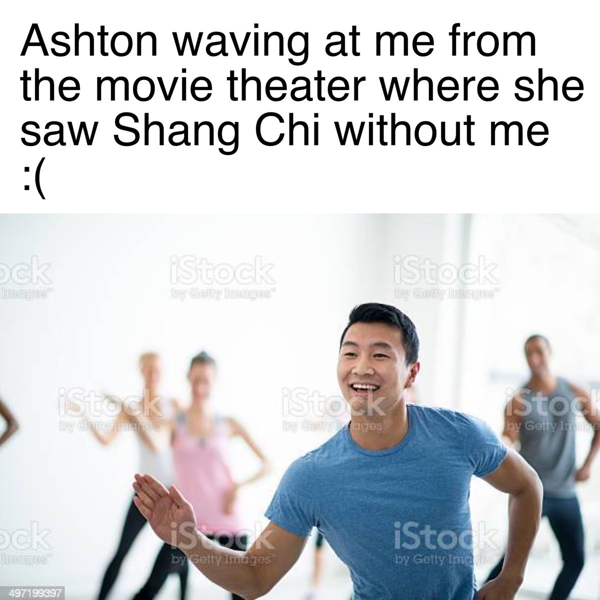 MadelynGWilson's tweet photo. @AshtonMikkelsen some memes from when ashton saw shang chi without me :( https://t.co/8TFcUuaVxv