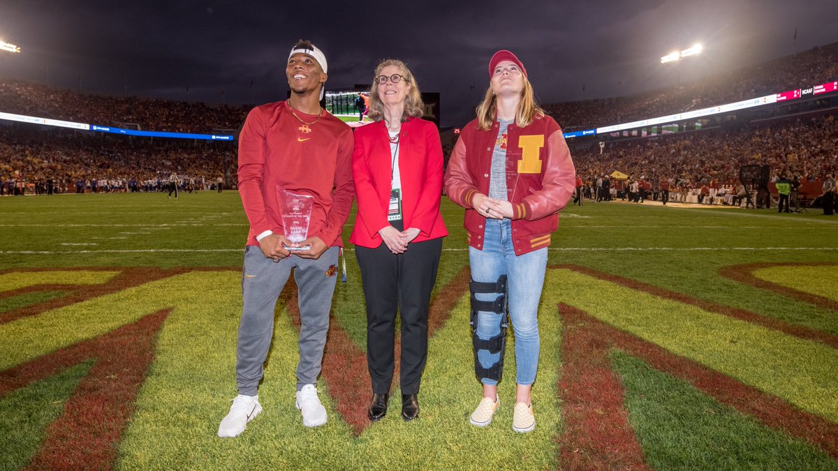Always great to have the 🐐 <a href="/sami_williams25/">sami williams</a> back on campus! 

#Cyclones 🌪🥎