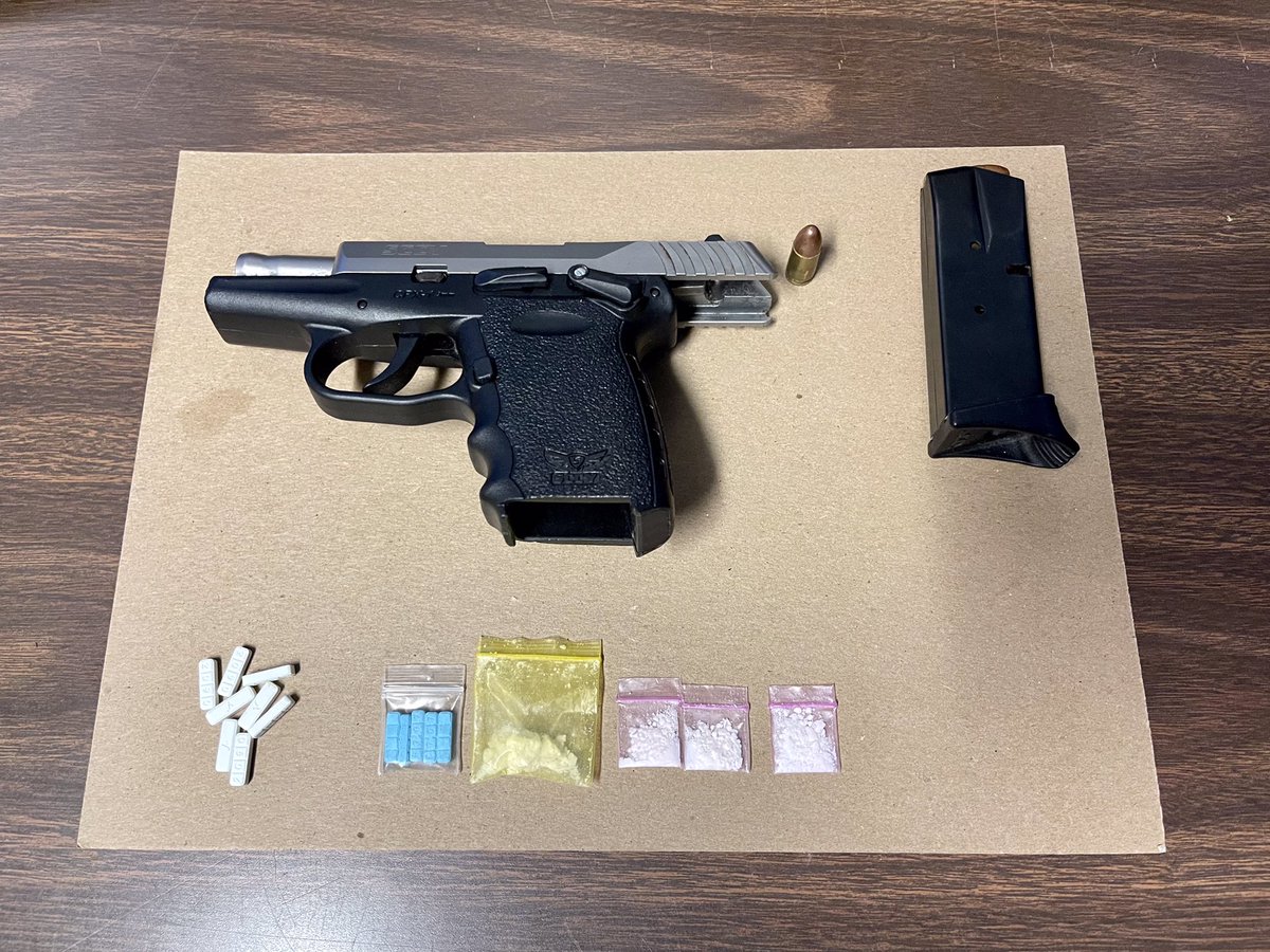 Awesome job by our Public Safety team who arrested an individual carrying this loaded firearm and drugs. This individual is also a known gang member wanted for past crimes, and is now behind bars.