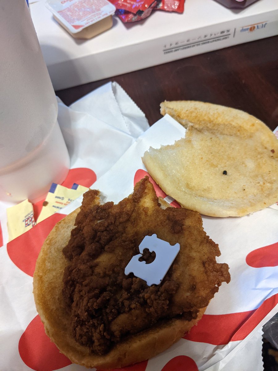 lkr1967's tweet photo. @ChickfilA I don't think this is supposed to be in my sandwich. https://t.co/mZZA1xSueJ