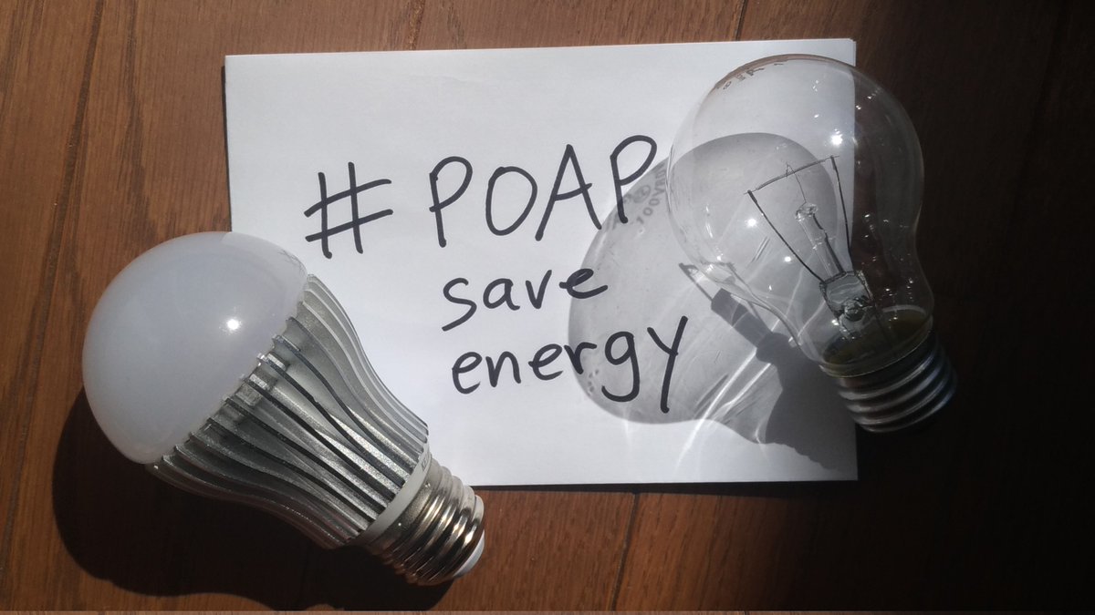 POAPS4Project's tweet photo. Episode 1 - Energy Saver POAP

How to get:
👉Change an old filament bulb to LED bulb 
👉Take a photo with the old and new bulb
👉Include in the photo a handwritten      #POAPsaveenergy on paper
👉Send a DM with your photo to @POAPS4Project
👉Receive and show off your POAP
#POAP https://t.co/IheByqAGwG