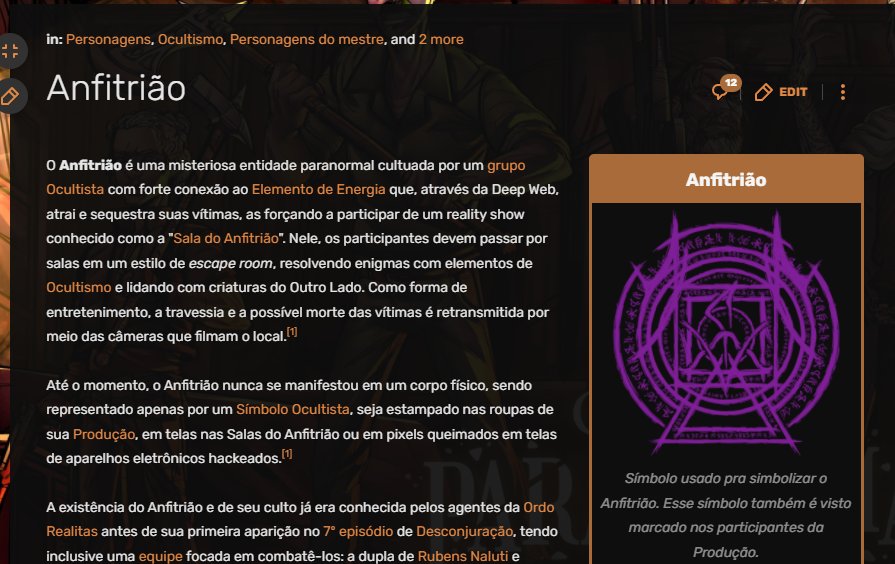 O Anfitrião, Ordem Paranormal Wiki