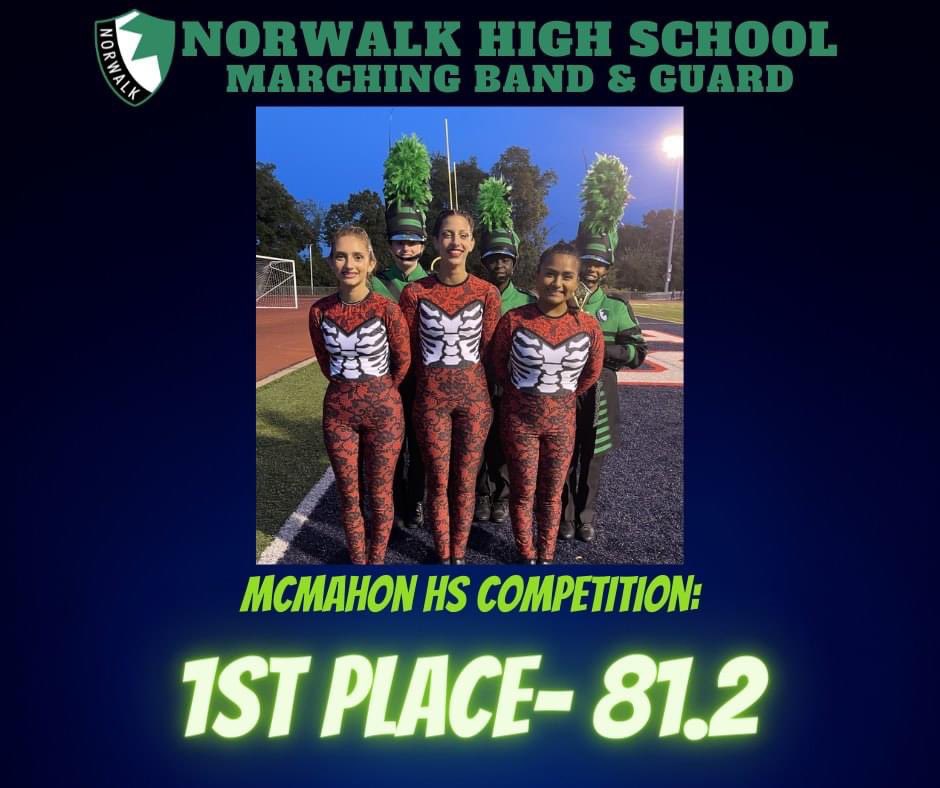Another 1st place win at McMahon’s Celebration of Sound! Thanks to those who came out to support both bands! <a href="/ArtsEdNorwalk/">Visual and Performing Arts Norwalk Public Schools</a> <a href="/NorwalkPS/">NorwalkPublicSchools</a> <a href="/aestrel3/">Dr. Alexandra Estrella</a> <a href="/robpennington9/">Robert Pennington</a> <a href="/moorel813/">Lynne Moore</a>