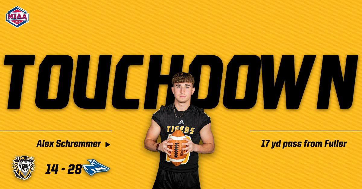FHSUFootball's tweet photo. TOUCHDOWN!! Tigers score on consecutive possessions and make it a two score game late in the third quarter! #DefendTheFort https://t.co/oy2bW0M0Fr