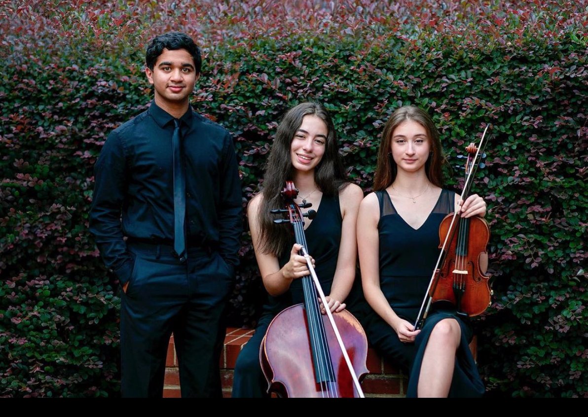 Our first-ever #carnegiehall concert TODAY!  This honor happened because our Tre Voce Piano Trio won the Grand Prize in the 2021 Virtuoso International Online Music Competition- Young Musicians Inspiring Change! #symphony #chambermusic 
🎻🎹🏆