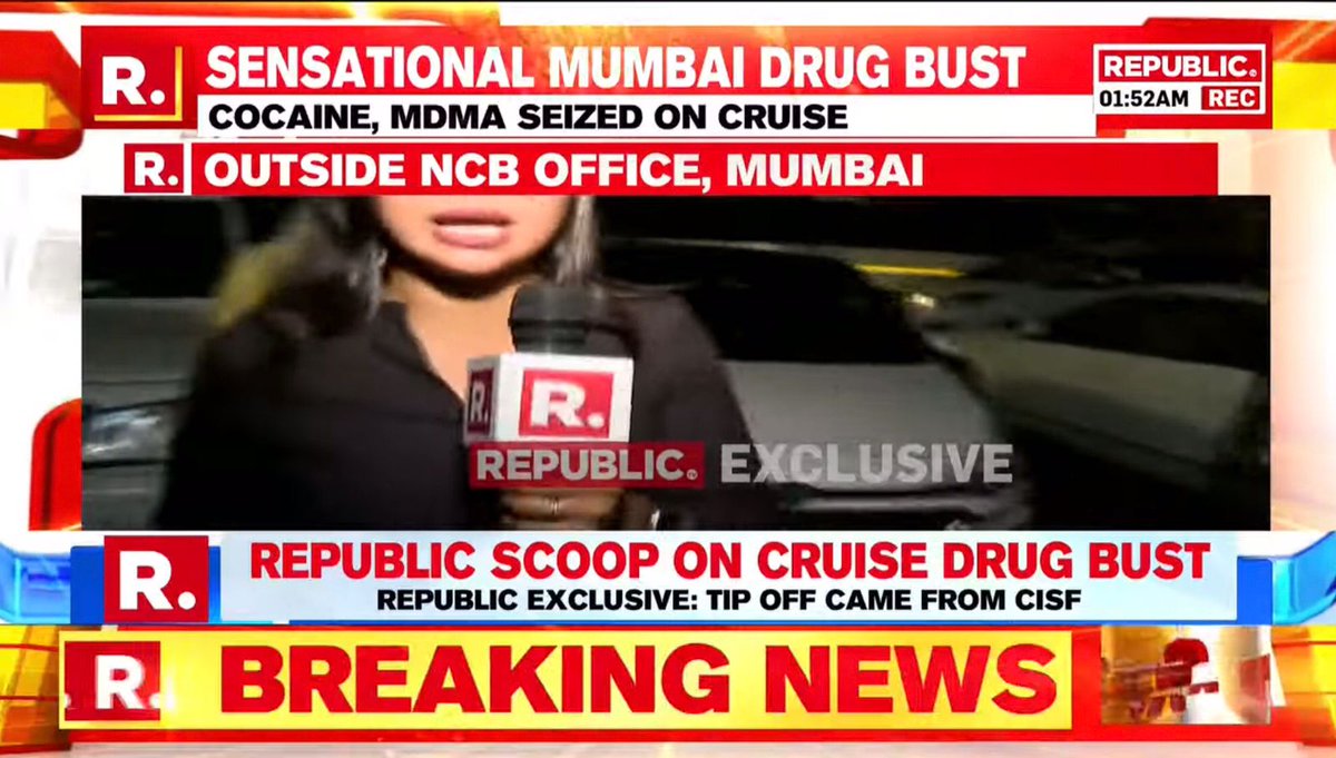 nagda_rupal's tweet photo. WE PROUD Sameer Wankhede &amp; Team NCB went in disguise &amp; raided a Cordelia Cruise (Rs.80,000 ticket) traveling fm Mum to Goa, have found &amp; recovered Cocaine, MDMA, Hashish. Tests were conducted &amp; found many +ve.Could be top Bollywood Superstar’s star son in trouble.
@jasmeen23_ https://t.co/Mxfvgz2sxy