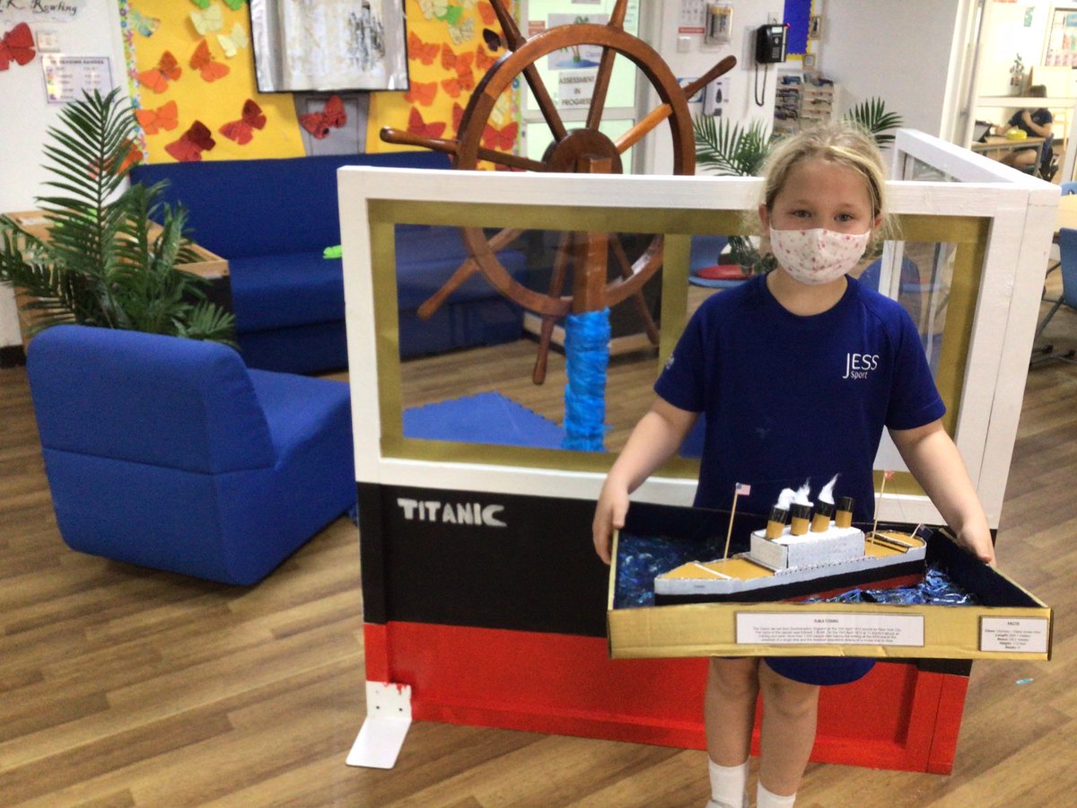 JESSJumeirahYR4's tweet photo. We’ve gone Titanic crazy in Year 4 this week… ‘overboard’ some might say! We are loving the opportunities to learn across the curriculum with this exciting topic. #JESSJumCrossCurricular https://t.co/zilDUIZ7DK