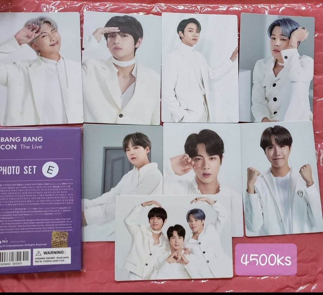 unicornstar2015's tweet photo. 💜Bang Bang con live pc set 💜 
1 set : 4500 ks 
💌 online order 💌

#BTS https://t.co/0r9EhXMWoi