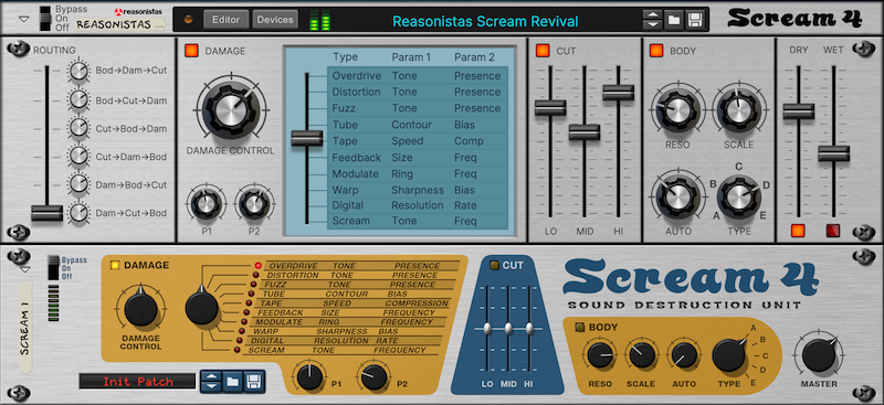 reasonistas's tweet photo. On May 8, 2003 @reasonstudios released Reason 2.5 which added SCREAM 4 SOUND DESTRUCTION UNIT.
This capable Reason classic is our secret sauce for sound sculpting. Our Scream revival Combinator 2 lets you apply Damage, EQ and Body in any order. Coming soon. #iUseReason https://t.co/xhjhkXVyg8