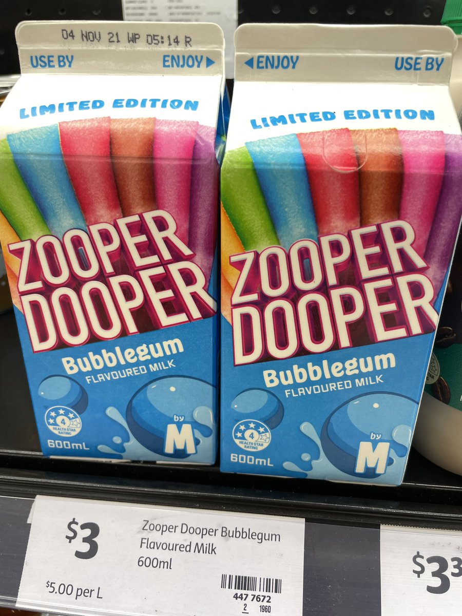 I have recently been quiet on the tweets of odd milk flavours - but glad to announce I’m back 😎