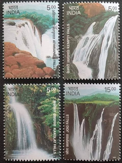 maheshbbparekh's tweet photo. #Athirapalli, #Kempty, #Kakolat and #jogfalls were depicted in these stamps.
Humans have had a distinct relationship with #waterfalls for years, travelling to see them, exploring and naming them.
#Water #nature
C:SIPA
#philately https://t.co/slbbW3715T