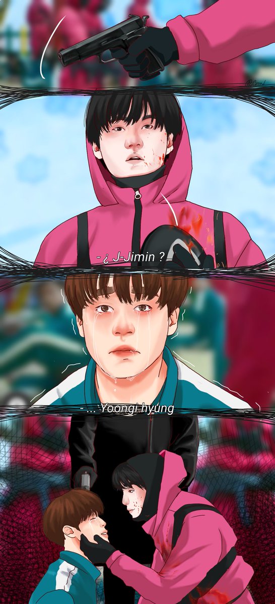 Green09351437's tweet photo. #yoonminau #SquidGame 

Au where #Yoongi and Jimin enter the squid game without knowing that they would find themselves face to face.

Au  donde Yoongi y #jimin entra al juego del calamar sin saber que se encontrarían frente a frente.

Greend
#yoonmin https://t.co/Nrd1EeGPf6