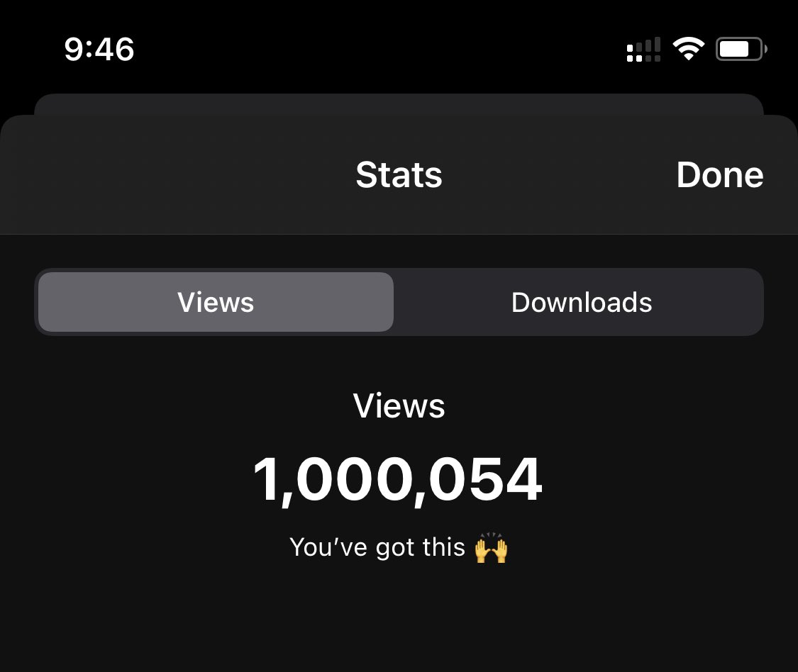 aveedibya's tweet photo. Finally, 1M views on @unsplash 📸 https://t.co/v7pr8h8L0o