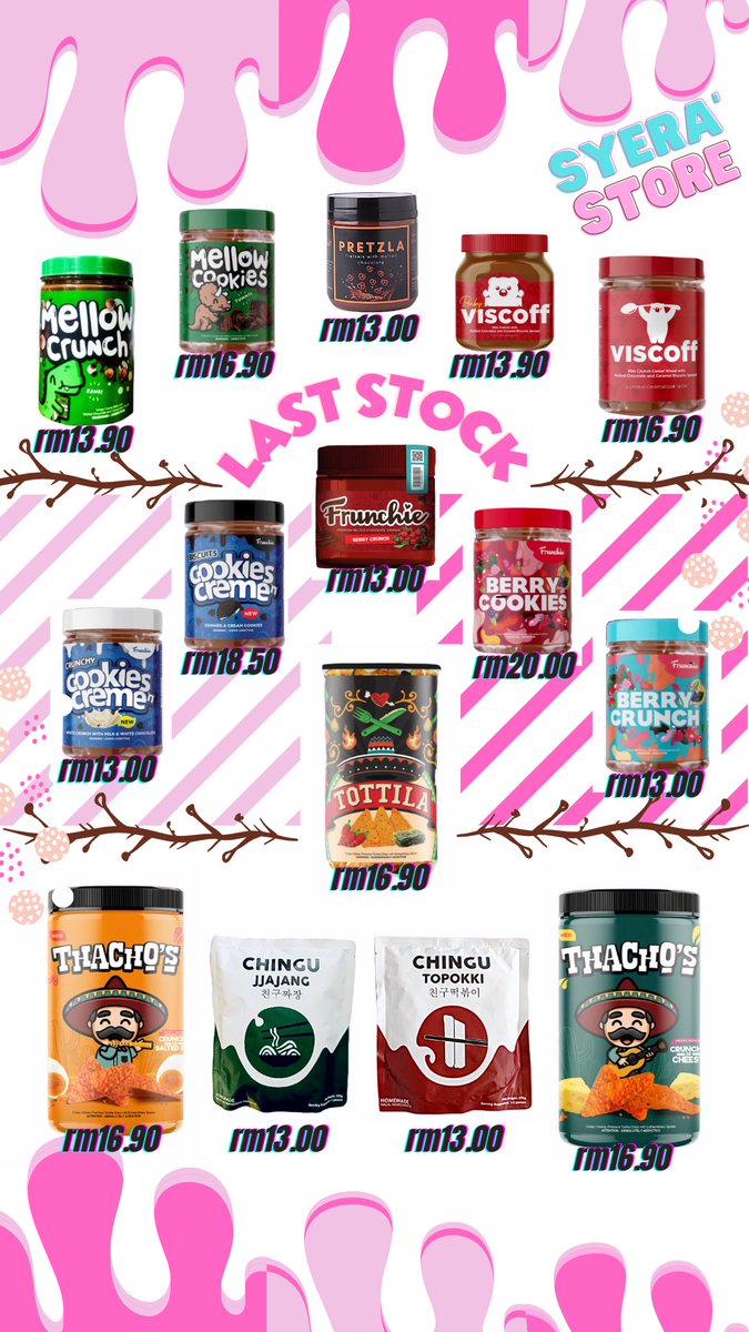 NNorsyahiera's tweet photo. Come choose your fav snack tauu ada rm5 - 7 off for every purchases, Memang Berbaloi!!!😍 https://t.co/GOfItmktOV https://t.co/fGICURiPqE