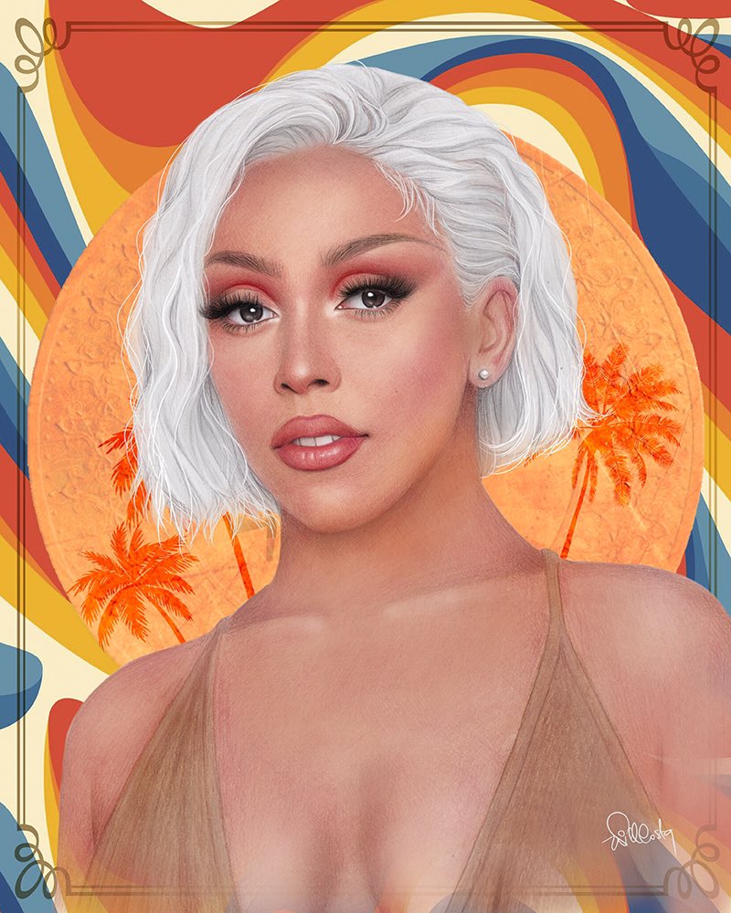 williancosta's tweet image. 🔥 @DojaCat 🔥 #art #dojacat #planether #fanart