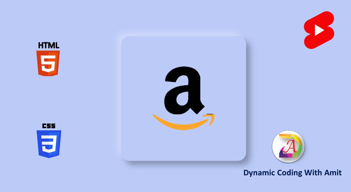 CodingAmit's tweet photo. amazon logo using html css neumorphism background #shorts #youtubeshorts

#youtube : Dynamic Coding With Amit

#amazon #amazonlogo #amazonlogohtmlcss #coding #programmer #programming #everydaylearning #learneveryday #trysomethingnew #youtuber #youtubeshorts https://t.co/Z1vmSUmRH0
