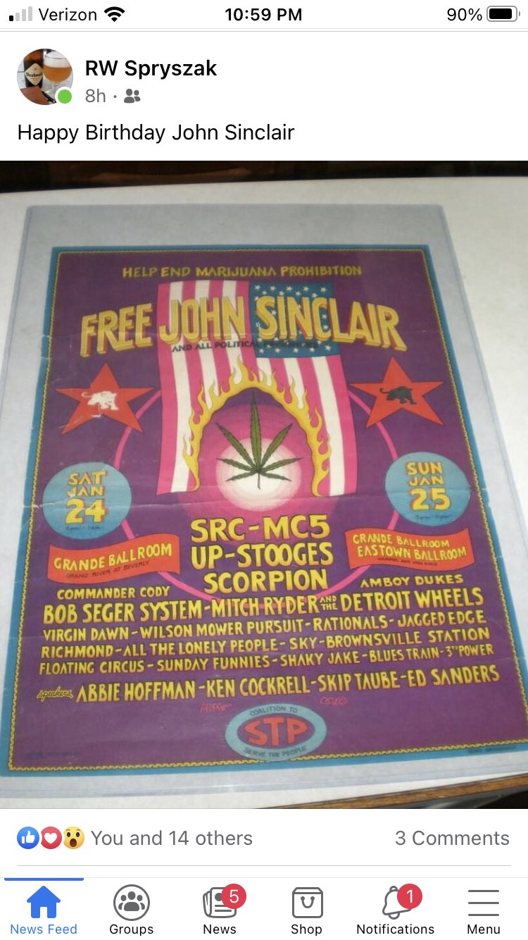 Happy birthday John Sinclair 