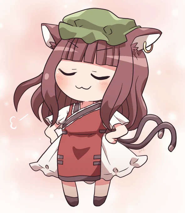 ちれいきちぇん🐈‍⬛ #おは東方 