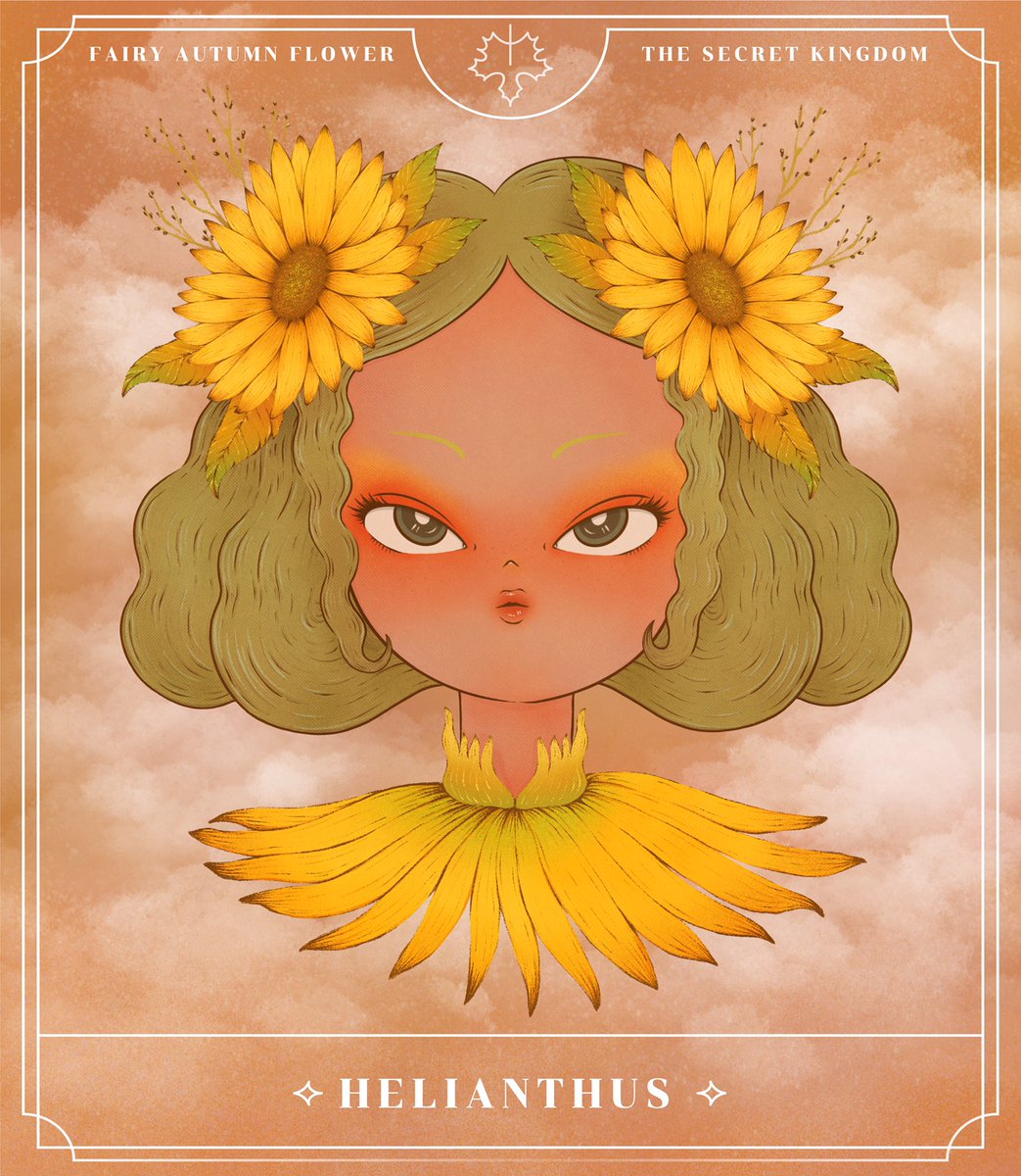 Juicy1988L's tweet photo. FLORATOPIA ✨💫 The Secret Kingdom 
She Helianthus
Tribe : Fairy Flower 🌸 Boundary : Autumn 🍁
Available @opensea 
👉🏼 https://t.co/643VKzWOVo

#nftthailand #nfts #nftcollector #nftcommunity #nftdrop #openseanft #procreate #procreateart #artwork #fairytail #floratopia https://t.co/WhQ2QoiEny