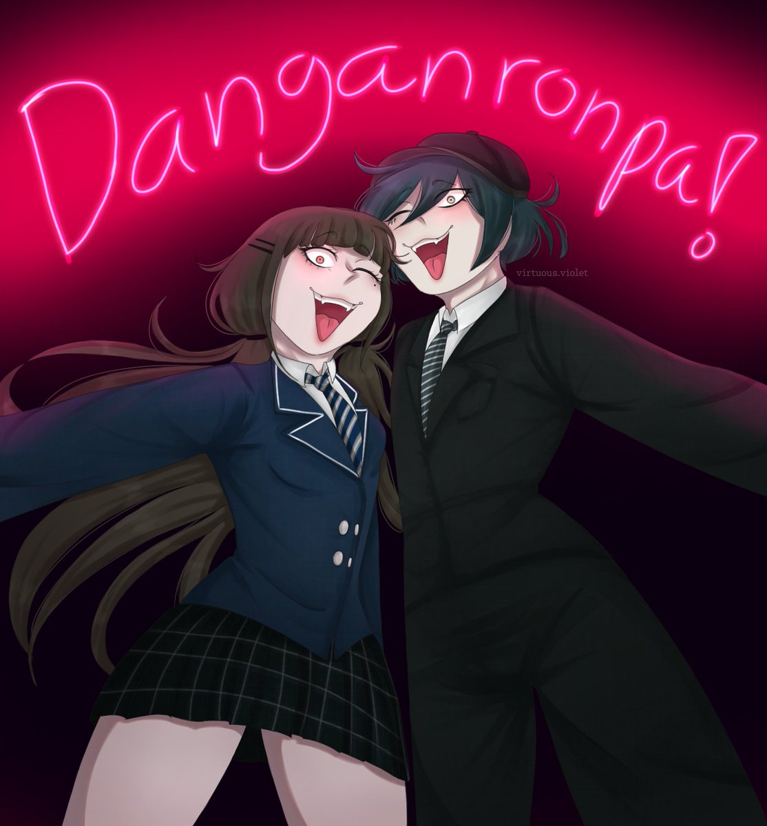 virtuous_violet's tweet image. Favorite PG BROTP is quickly becoming saimaki I love them sm.
#pregamedanganronpa #pregamemaki #pregameshuichi