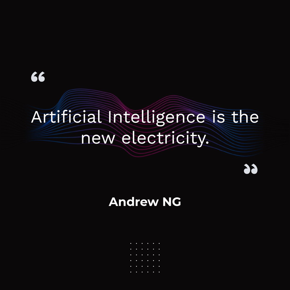 MeetAira's tweet photo. Powerful words by Andrew NG 

#aitechnology #artificialintelligence #quoteoftheday #motivationalquotes #quots #innovation #ai #changelife https://t.co/832ek591xt