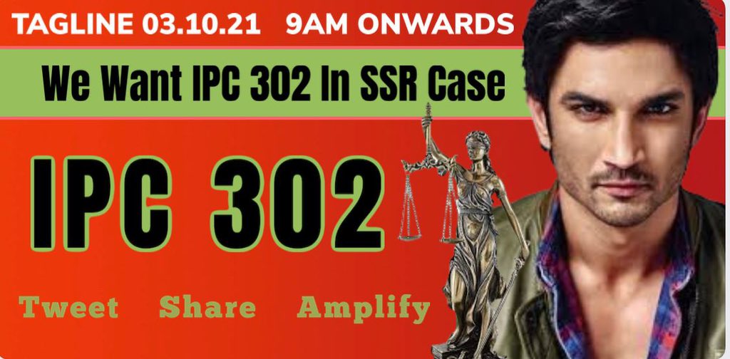 nilotpalm6's tweet image. There is clear foul play in the death of Sushant Singh Rajput.

The right steps for justice are to apply IPC 302 without further delay.

Enough is enough - the course of justice must prevail 

Tagline 9AM

We Want IPC 302 In SSR Case