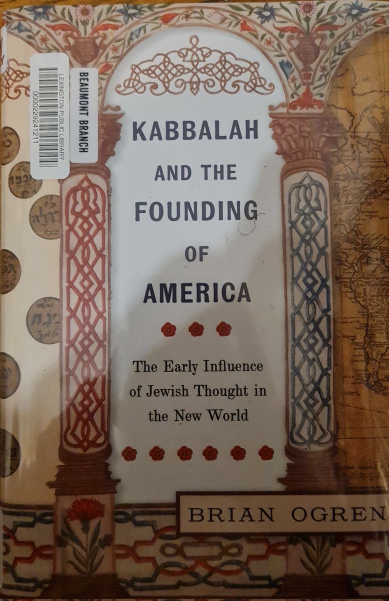 BluegrassRabbi's tweet photo. My #SideBook this Shabbos:
A better title would have been "appropriation of Jewish mysticism by those with no understanding, & written with little understanding".
While the book left a lot to be desired, it's interesting to know how obsessed the founding fathers were with us. https://t.co/6IAKxQo2ad