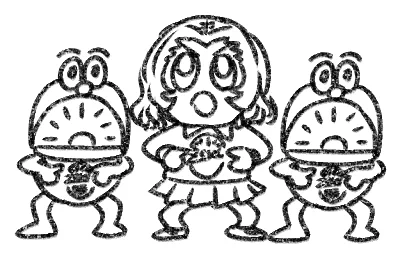 聖グロ+キウイといえば前に描いたこれ 