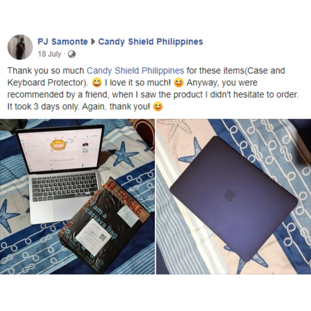 candy_shield's tweet photo. Midnight Blue is the only color that can ever compete with Black. 🌃 Thanks for sharing the love, PJ!
.
Protect your Macbook in style ✨
.
Please stay healthy and safe during this time 🙏.
.
#candyshield #candyshieldph #macbookcaseph #macbookcasesph #macbookcaseforsaleph https://t.co/oX1wAwSGto