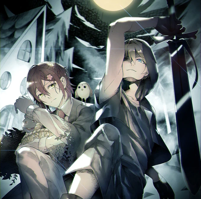 花岸🎃 #みやびじゅつ #騎士絵画 