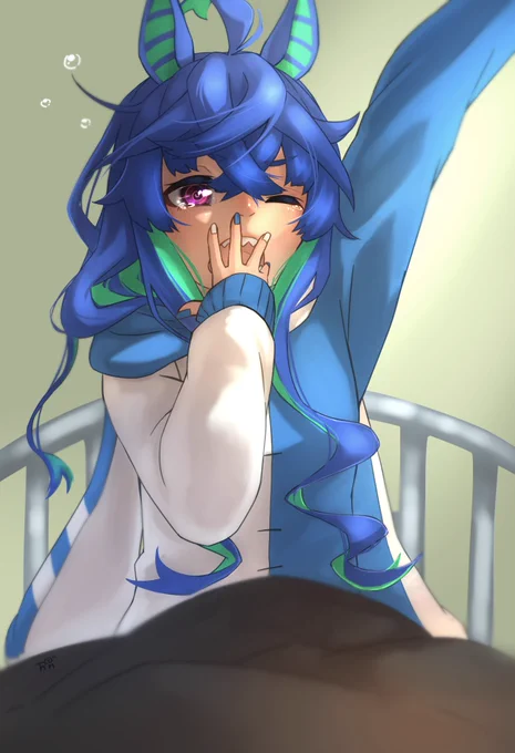 寝起きたーぼ

#ウマ娘 
#ツインターボ 